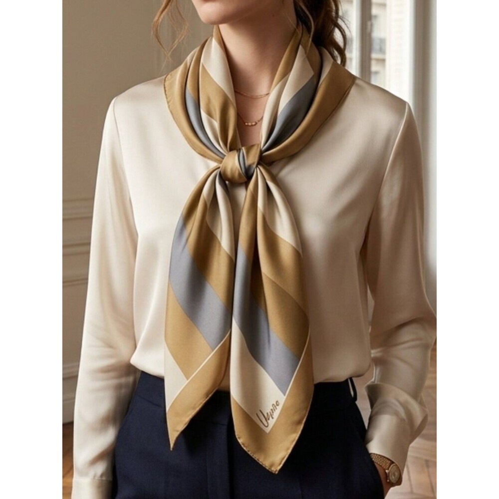 Vintage Vera Neumann Geometric Silk Scarf